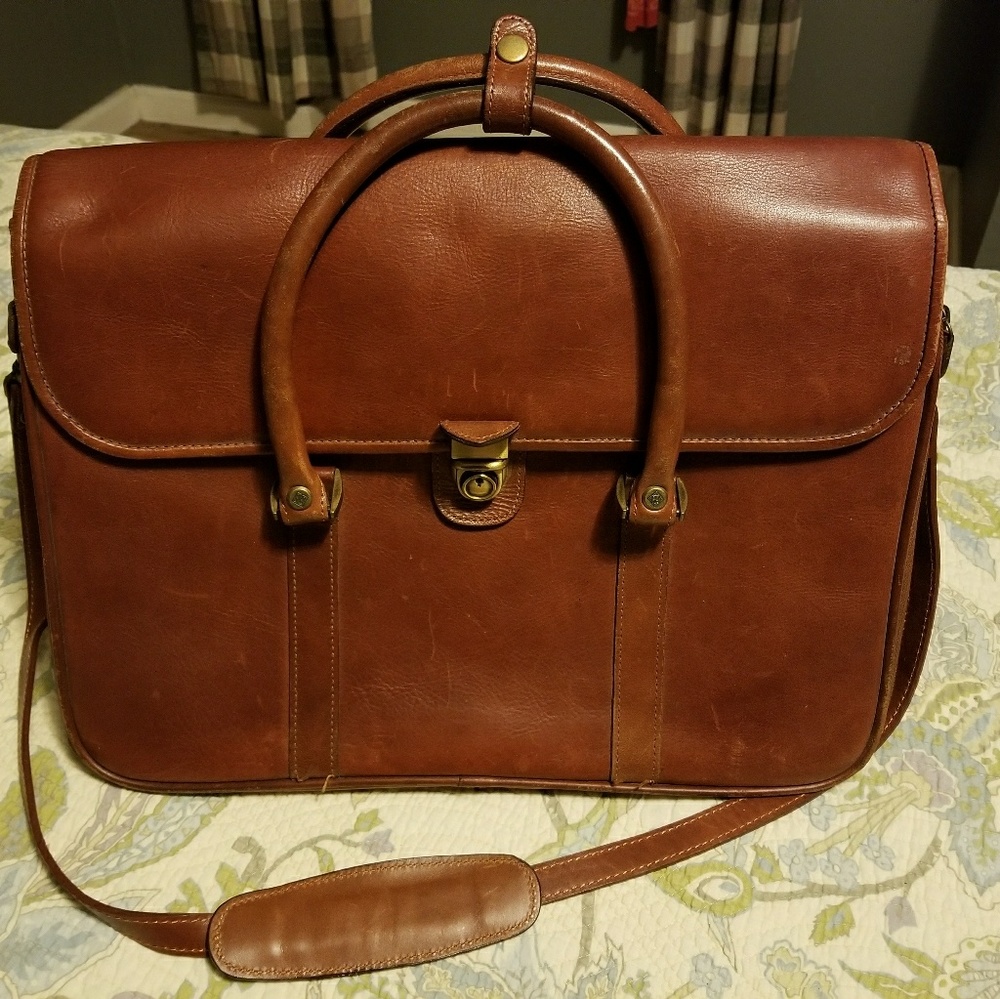 Wilson Leather Briefcase Satchel Vintage